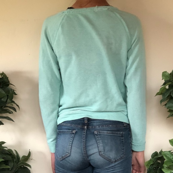 Light teal sweater 95 - Picture 7 of 8